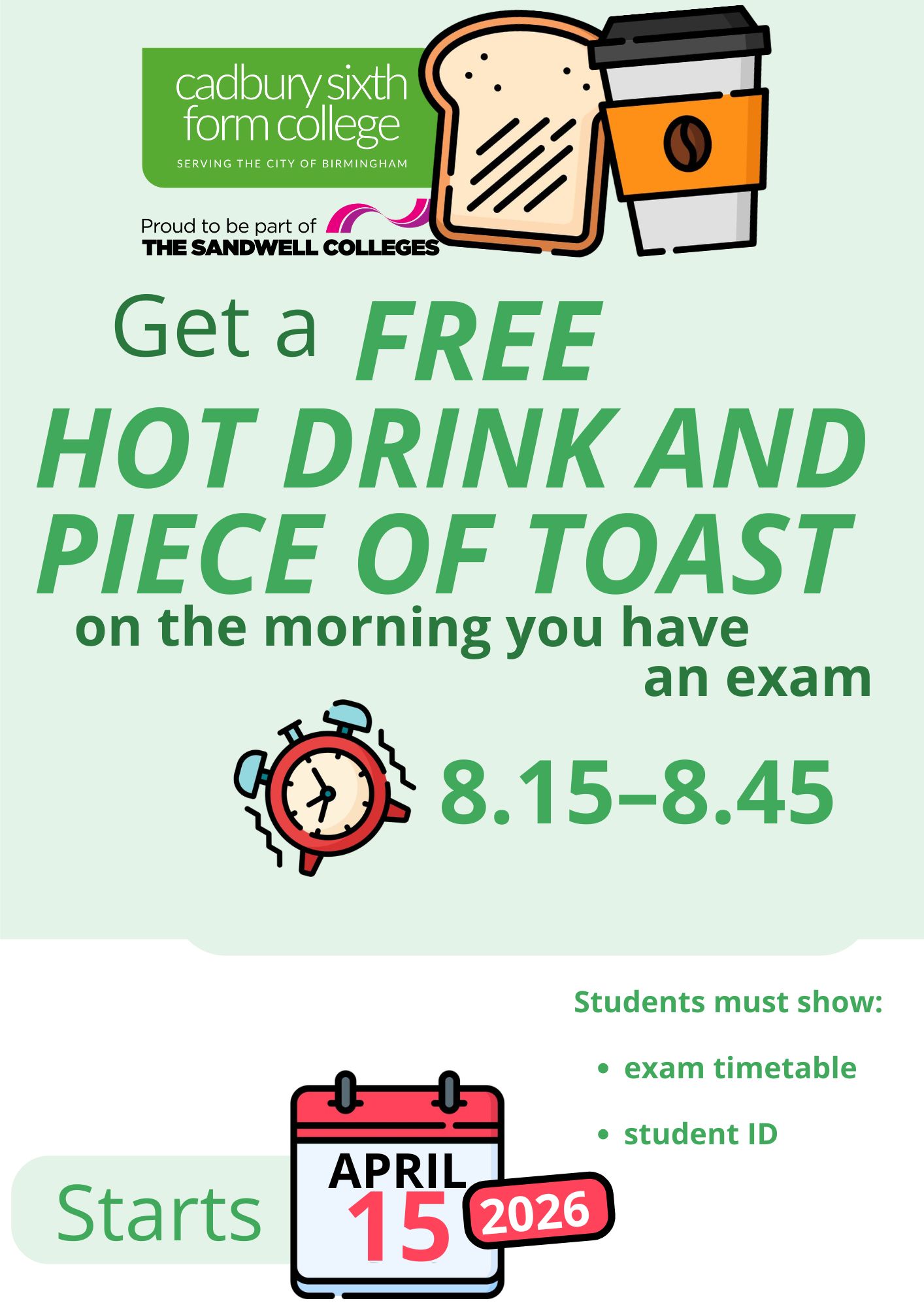 Exam Season Breakfast